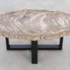 Mesa de centro madera petrificada 48206