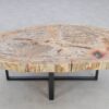 Coffee table petrified wood 48152