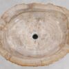 Waschbecke versteinertes Holz 50217