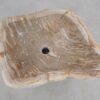 Wastafel versteend hout 50221