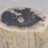 Bijzettafel versteend hout 50028