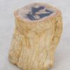 Bijzettafel versteend hout 47008