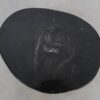 Bijzettafel versteend hout 49061