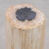 Bijzettafel versteend hout 51003
