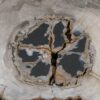 Bijzettafel versteend hout 51044
