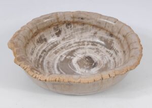 Bowl petrified wood 52369
