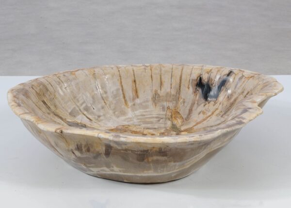 Bowl petrified wood 52375