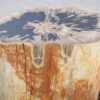 Side table petrified wood 48012