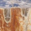 Side table petrified wood 48012