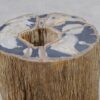 Side table petrified wood 51325