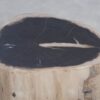Side table petrified wood 49057