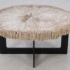 Table basse bois pétrifié 52231