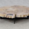 Table basse bois pétrifié 52423