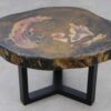 Coffee table petrified wood 53347