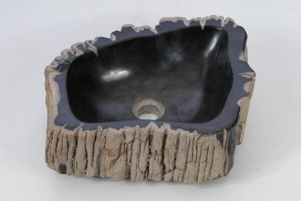 Lavabo madera petrificada 53434