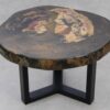 Mesa de centro madera petrificada 53338