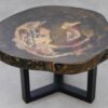 Table basse bois pétrifié 53343