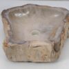 Waschbecke versteinertes Holz 53406