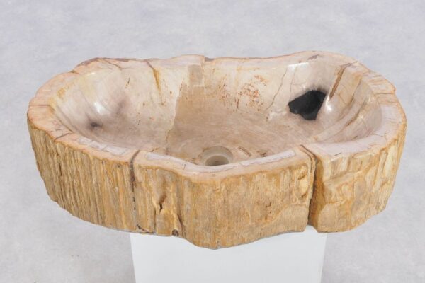 Wash hand basin petrified wood 43396