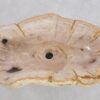Wastafel versteend hout 43396