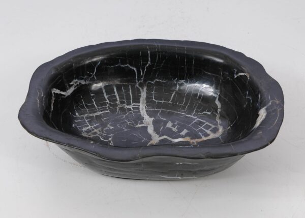 Bowl petrified wood 53050