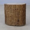 Table d'appoint bois pétrifié 53011