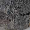 Bijzettafel versteend hout 54002