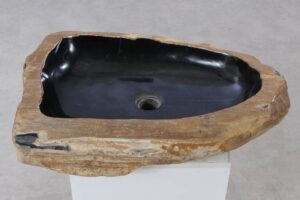 Lavabo madera petrificada 55270