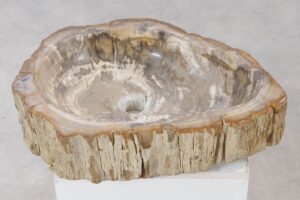 Lavabo madera petrificada 55274