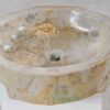 Lavabo madera petrificada 55278