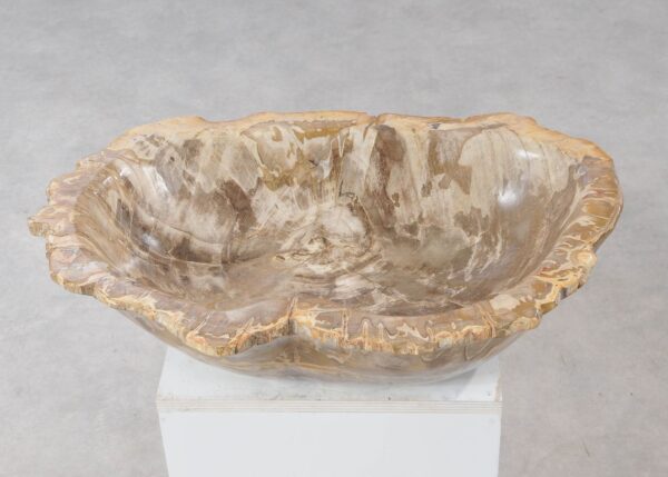 Bowl petrified wood 54010