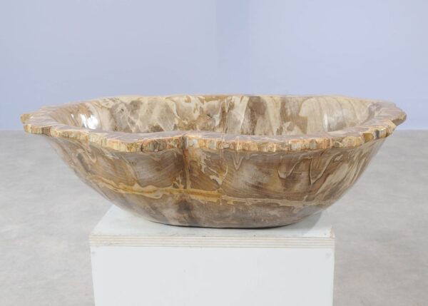 Bowl petrified wood 54010