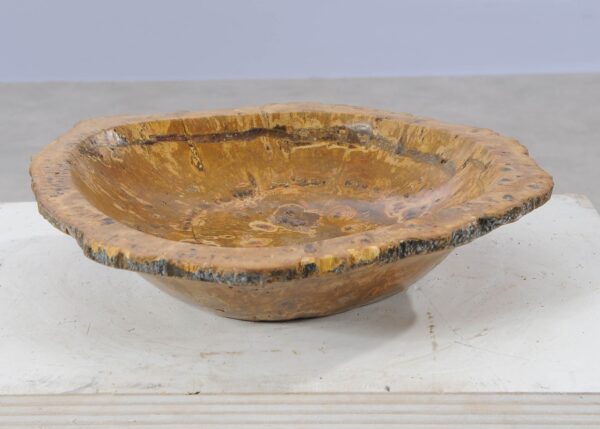 Bowl petrified wood 54012