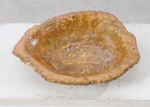 Bowl petrified wood 54013