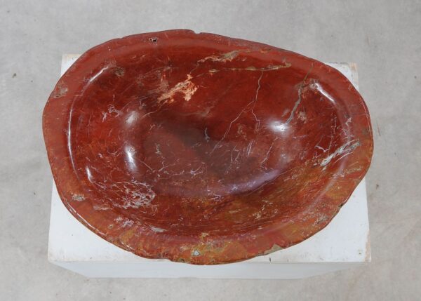 Bowl petrified wood 54028