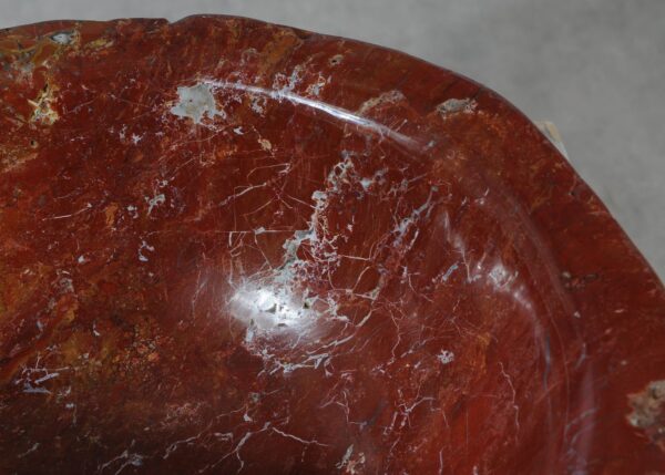 Bowl petrified wood 54028