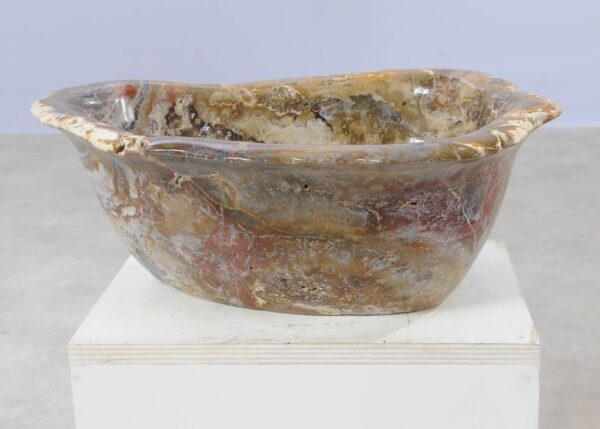 Bowl petrified wood 54029