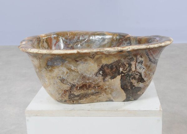 Bowl petrified wood 54029