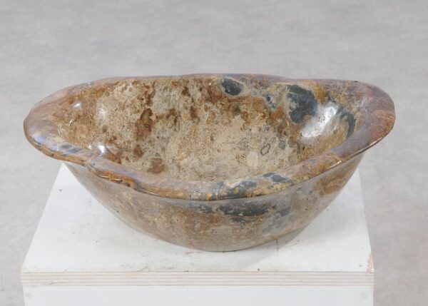 Bowl petrified wood 54038