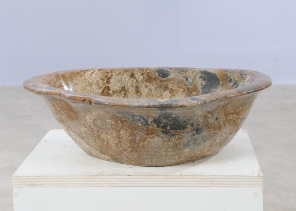 Bowl petrified wood 54038