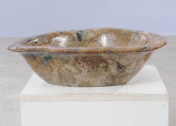 Bowl petrified wood 54038