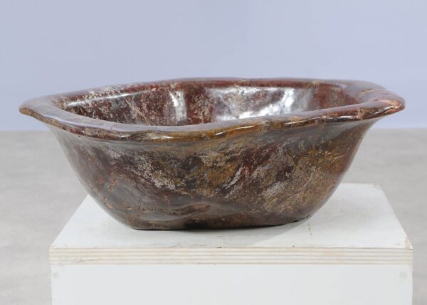 Bowl petrified wood 54039