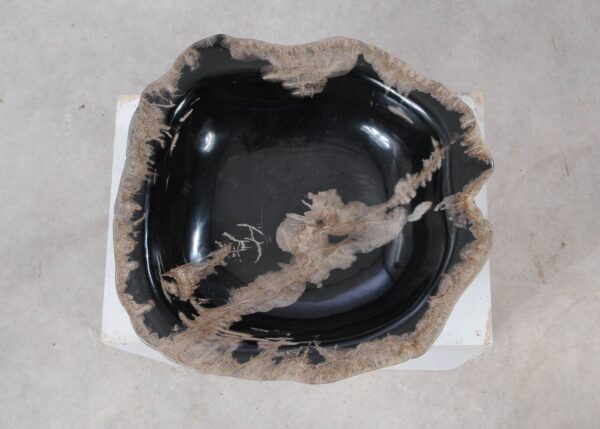 Bowl petrified wood 54043