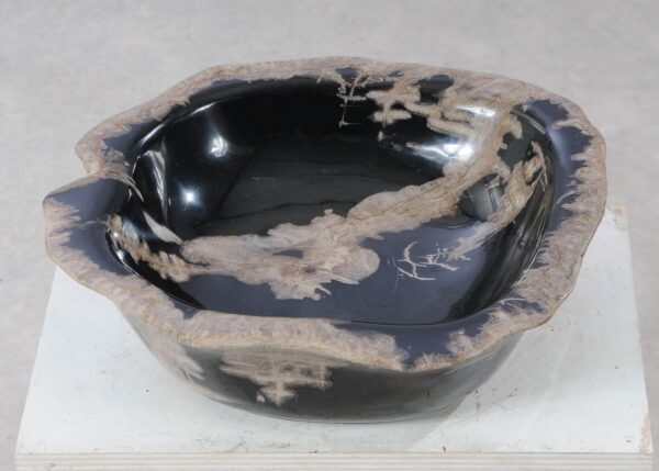 Bowl petrified wood 54043