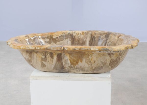 Bowl petrified wood 54264