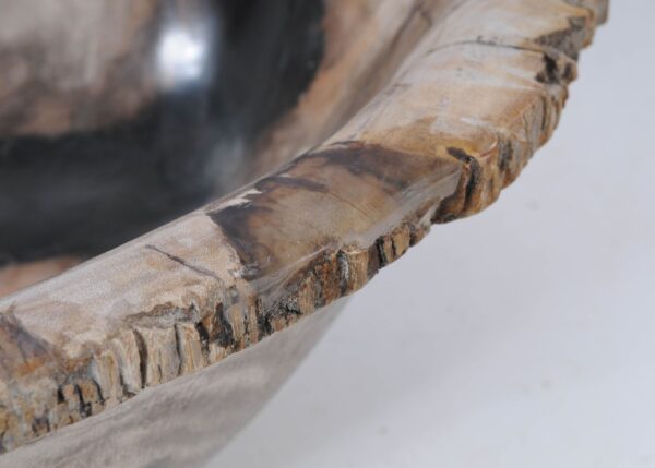 Bowl petrified wood 54280