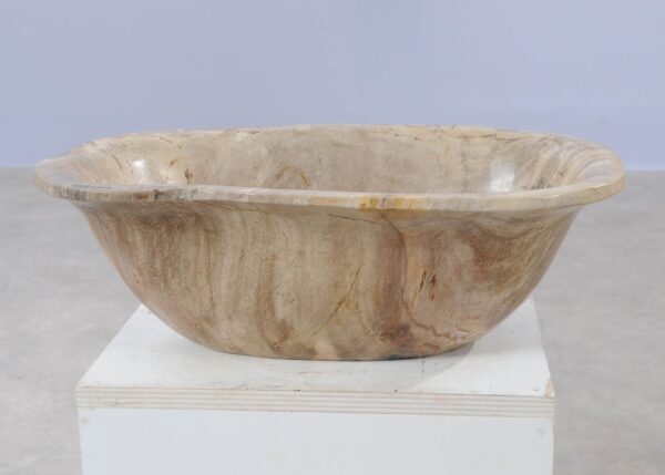 Bowl petrified wood 54282