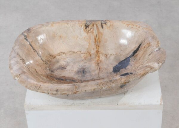 Bowl petrified wood 54283