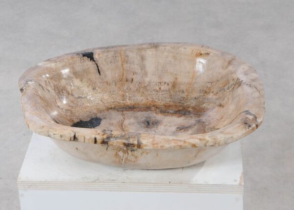 Bowl petrified wood 54283