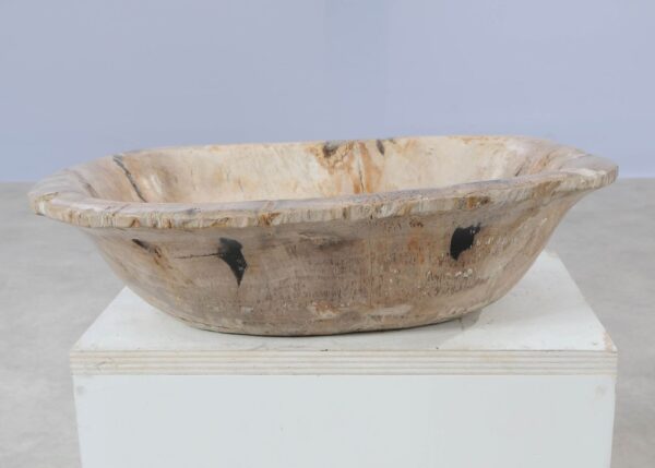 Bowl petrified wood 54283